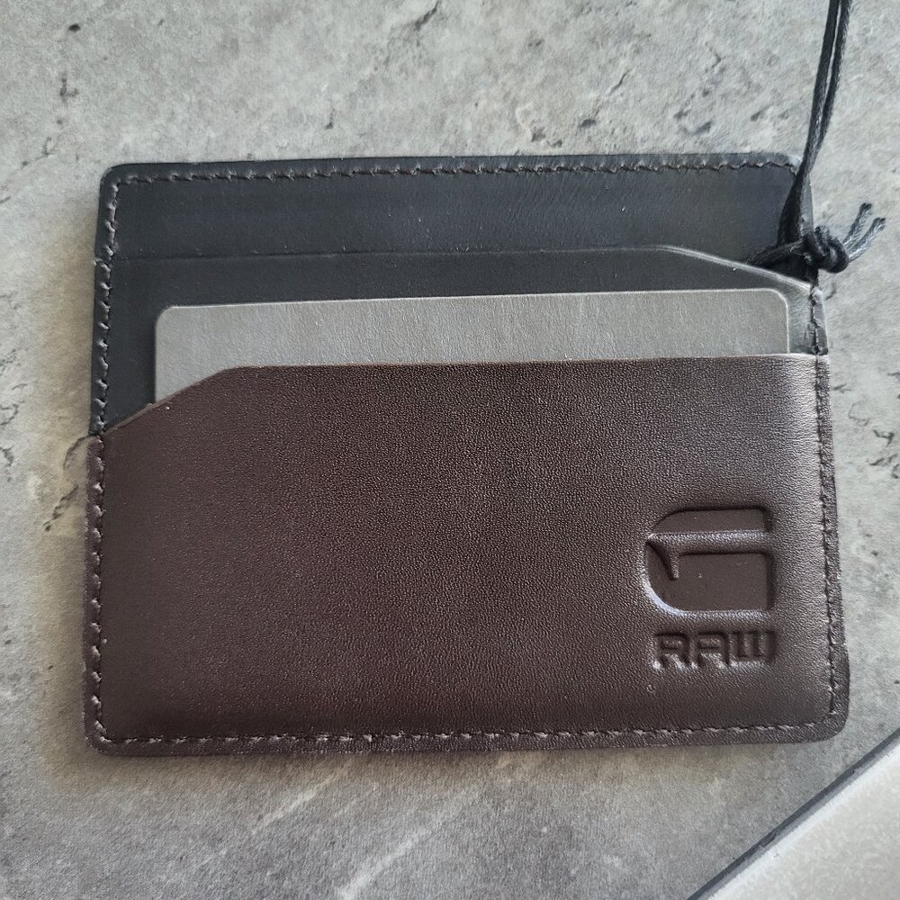 G-Star Raw Zallik Grizzer Credit Card Holder New w/Tags